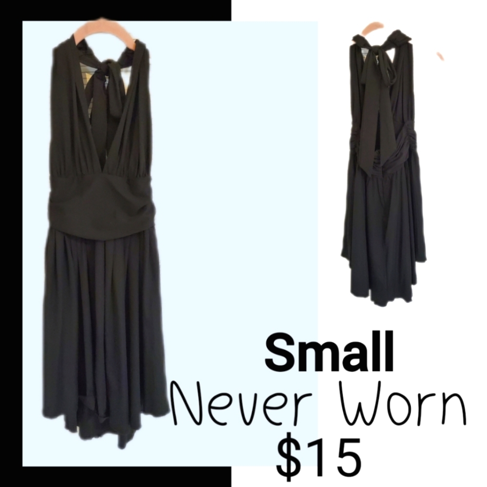 Marilyn Monroe Style Black Dress